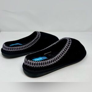 Black Women's Cloud Flex Slippers; Sophia Clog; Black; Medium US7-8